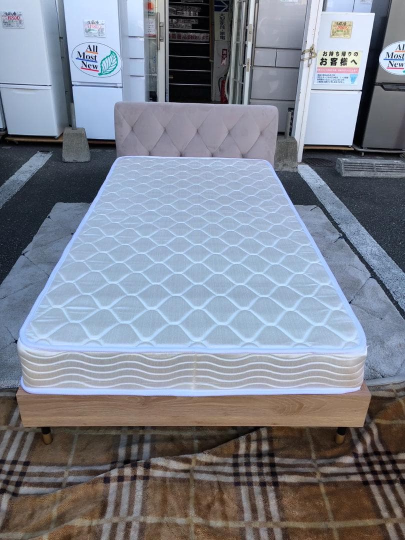 【福岡市限定】【展示品・未使用品】シングルベッドセット シングルベッド