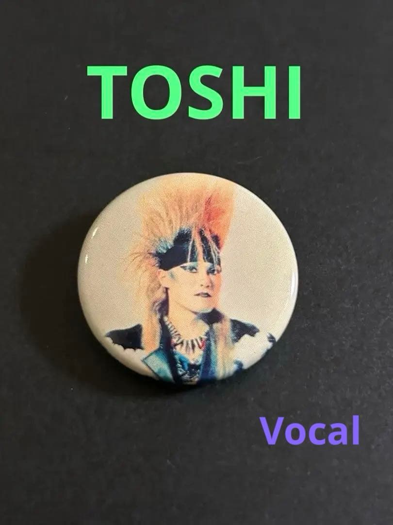 【入手困難】X(XJAPAN)缶バッジ「BLUE BLLOD」