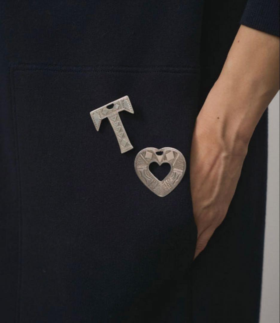 【TUAREG（トゥアレグ）】シルバー925/ハートブローチ＆ネックレス