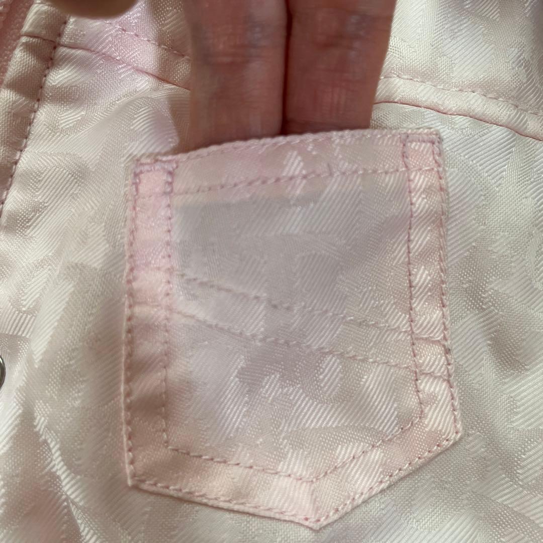 ベビーディオールのダウンコート　3way ピンク　フード取り外し可