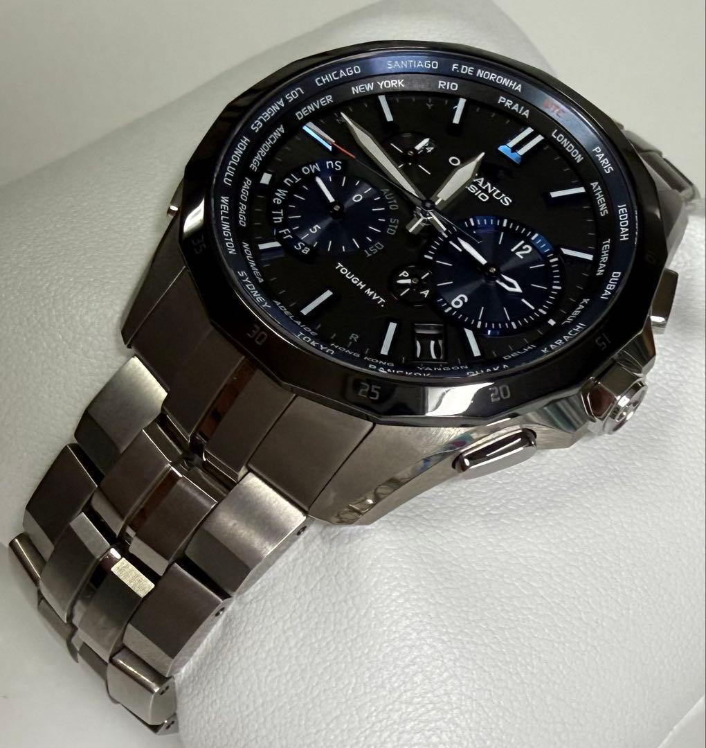 OCW-S2400E-1AJF 新品バックル中留交換済 箱 取説 予備コマ付属