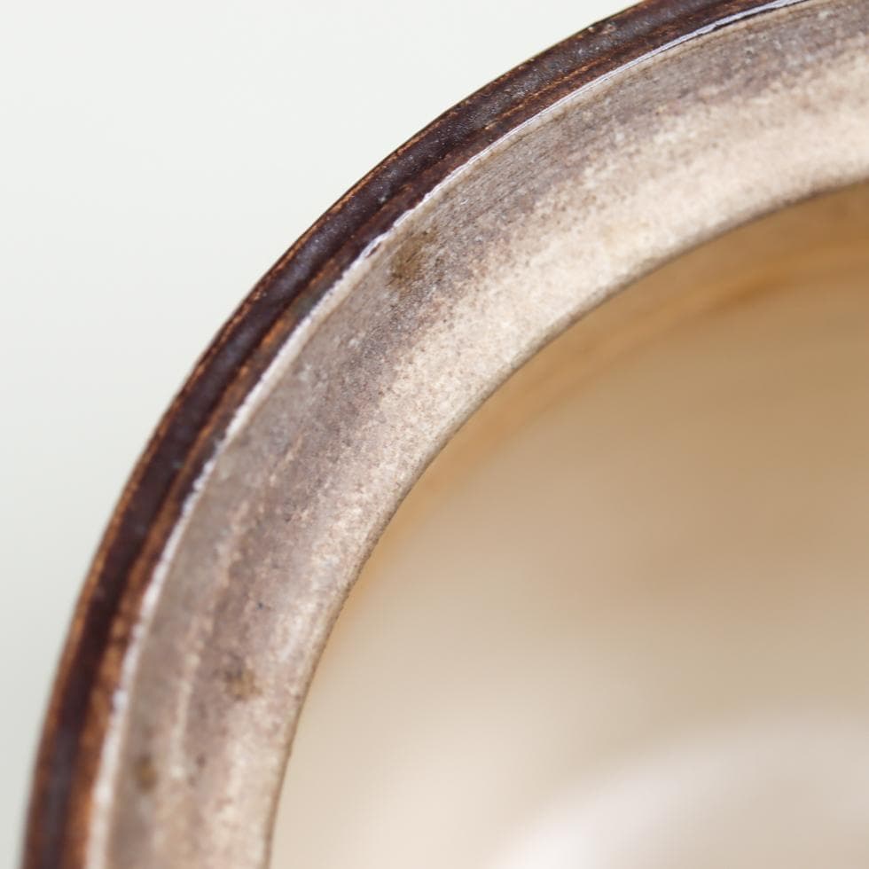 山口錠鉄 織部水指 茶道具 共箱