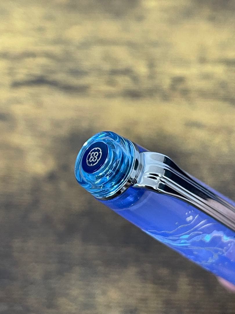 未使用　カ.クリエ プレミアムクロス×プロフェッショナルギアスリム 海月　万年筆