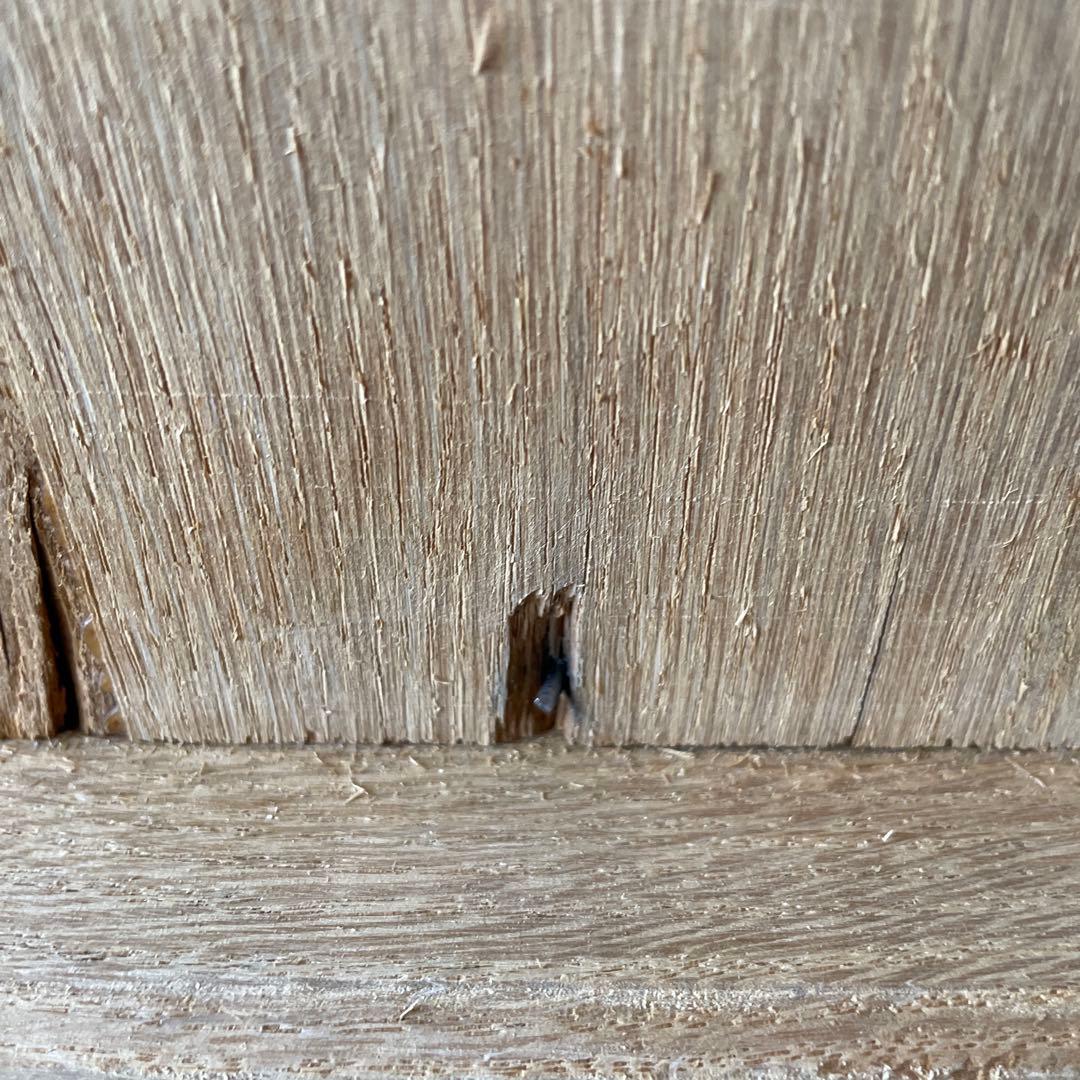 ビンテージ ドロワーサイドテーブル ドロワーハイテーブル　化粧台　剥離