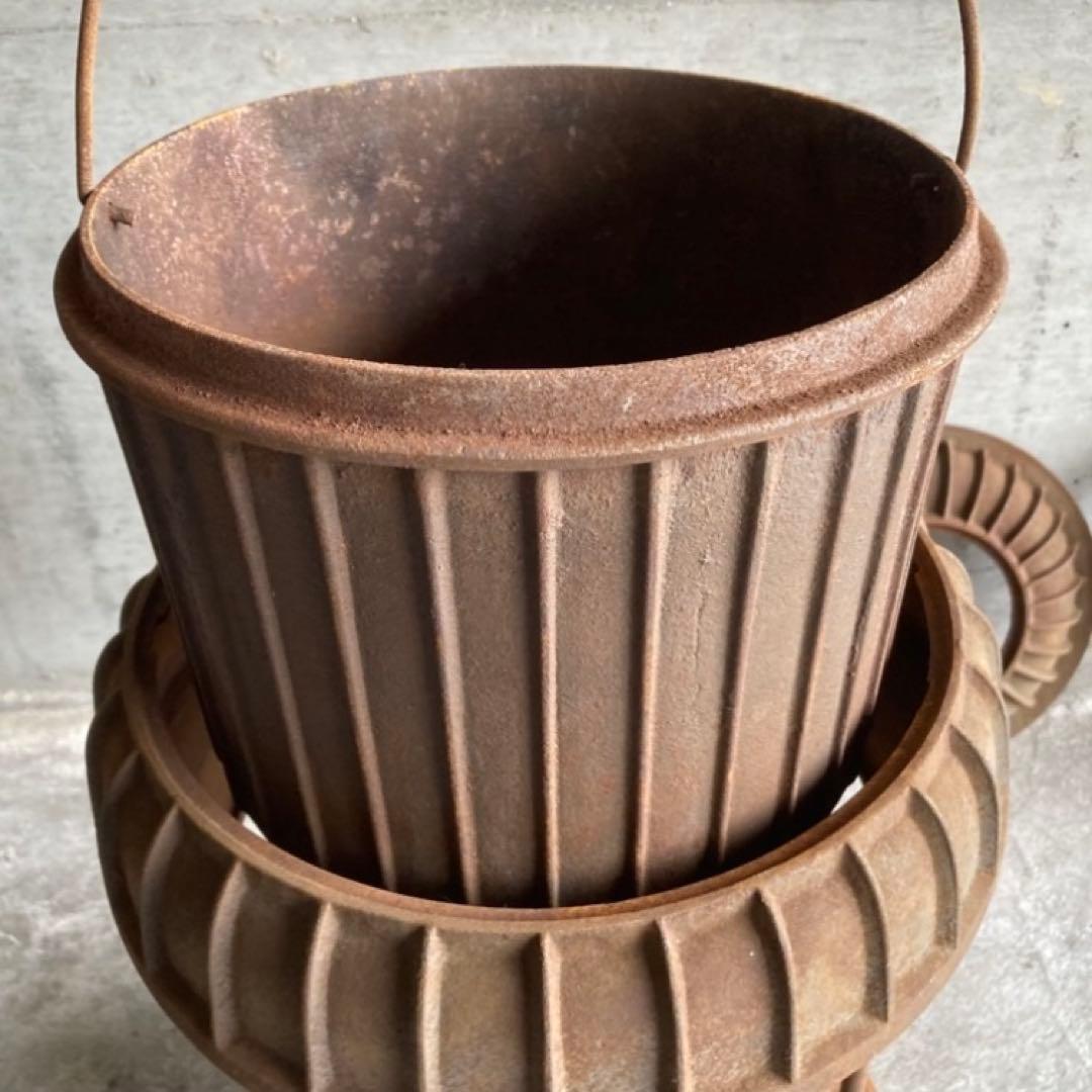 CENTER 薪ストーブ ダルマ 鋳物 鉄製 シャビー レトロ ヴィンテージ