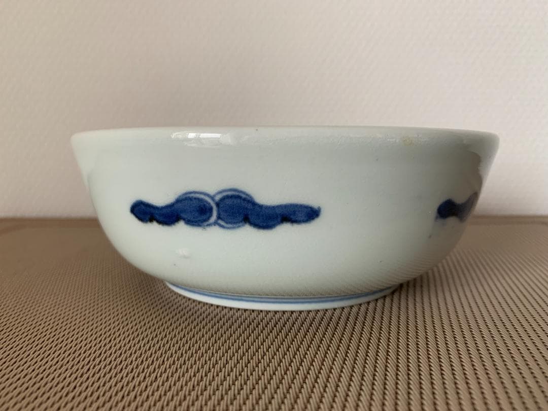 ✨SALE✨染付中鉢３種　幕末～明治期　レトロ　アンティーク　時代骨董