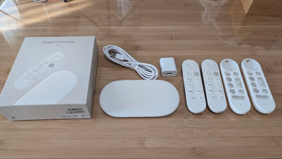 Google TV Streamer 4K + 追加音声リモコン1ケ