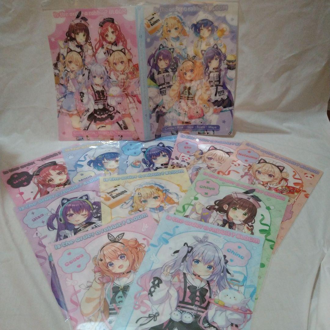 ご注文はうさぎですか？ クリアファイル & クリアフォルダーセット