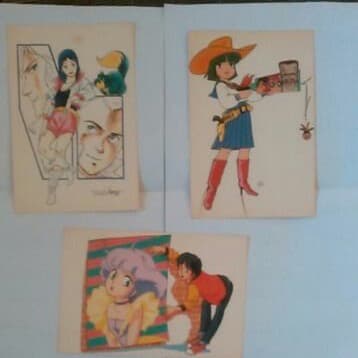 激レア限定非売品　1984年賀はがき風の谷のナウシカ・ルパン三世等12枚