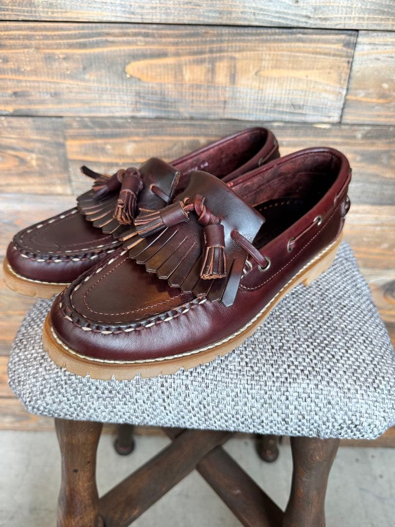 【新品未使用箱付き】WOLVERINE タッセルローファー24cm