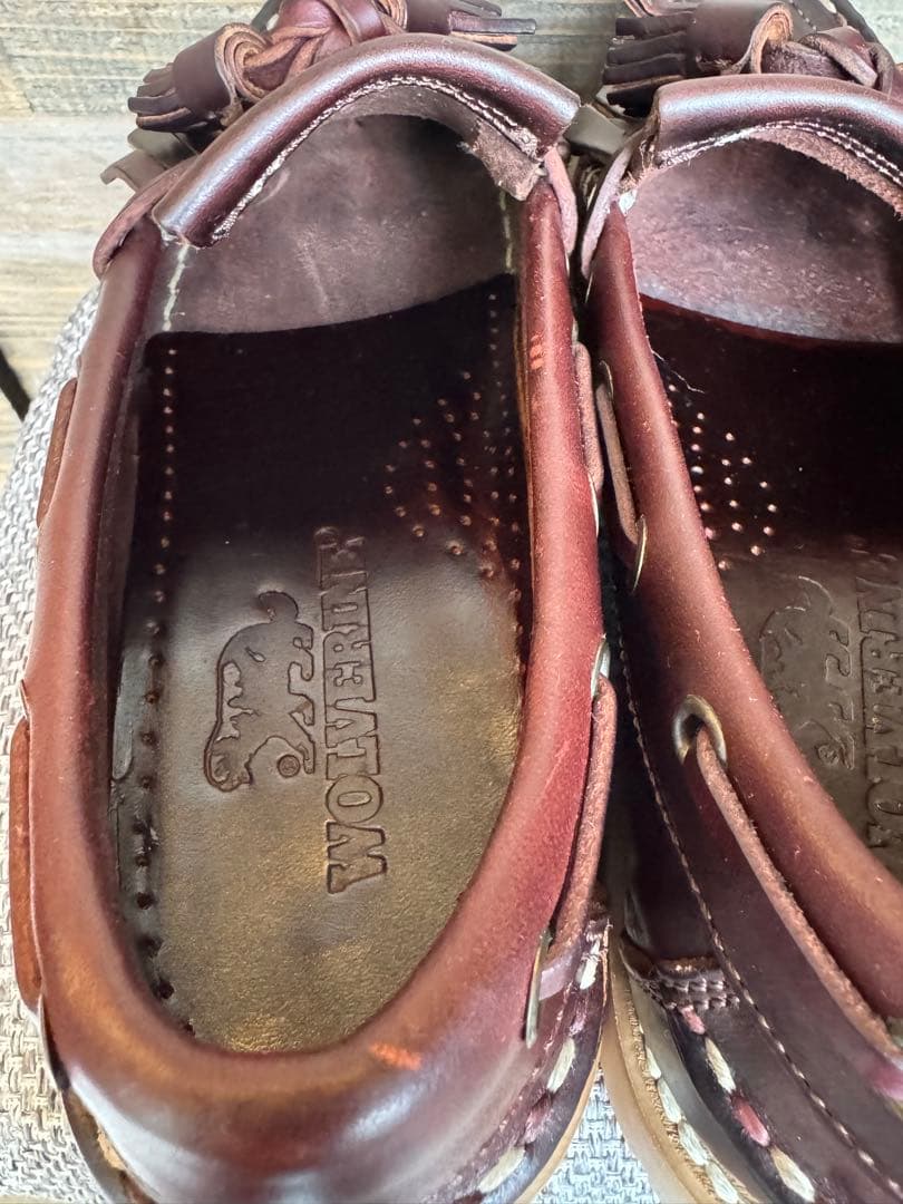 【新品未使用箱付き】WOLVERINE タッセルローファー24cm