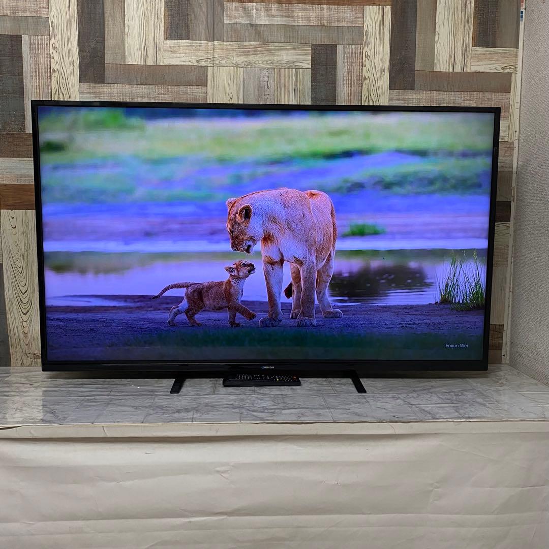 即日受渡❣️全国送料込マクスゼン55型4K液晶テレビWチューナーゲームモード搭載