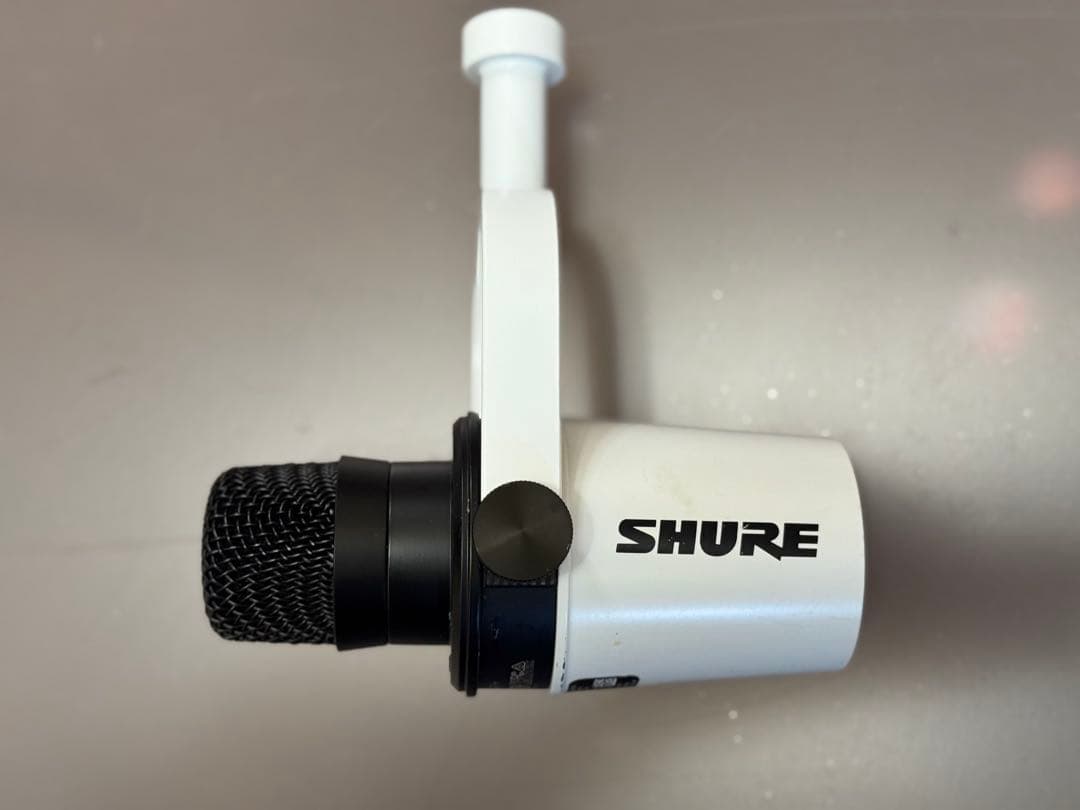 SHURE MV7+ ダイナミックマイク ホワイト
