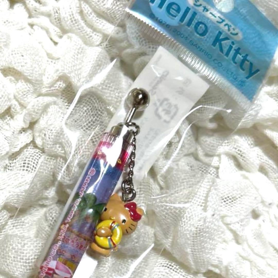 日焼けキティ 夏休み 海バージョン シャープペン 浮き輪