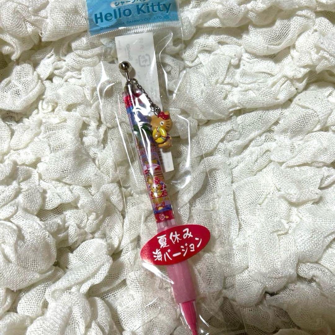日焼けキティ 夏休み 海バージョン シャープペン 浮き輪