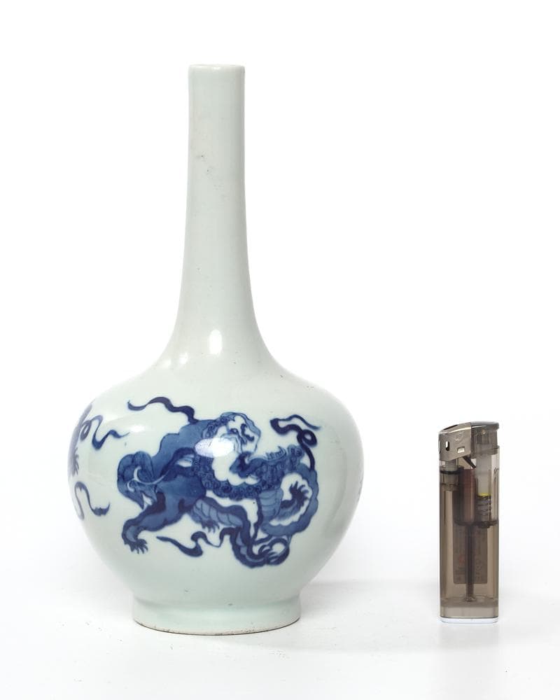 染付 瓶 古美術 古玩 陶器 磁器