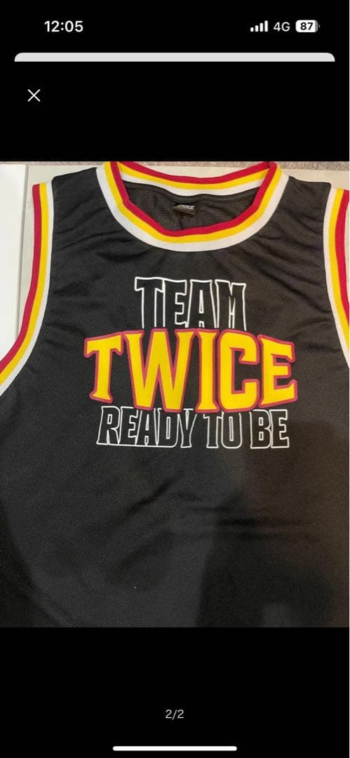 TWICEモモ　タンクトップユニフォーム