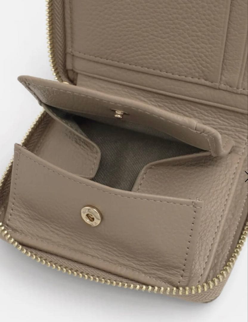 Vin 　ラウンドファスナー　レザーミニウォレット