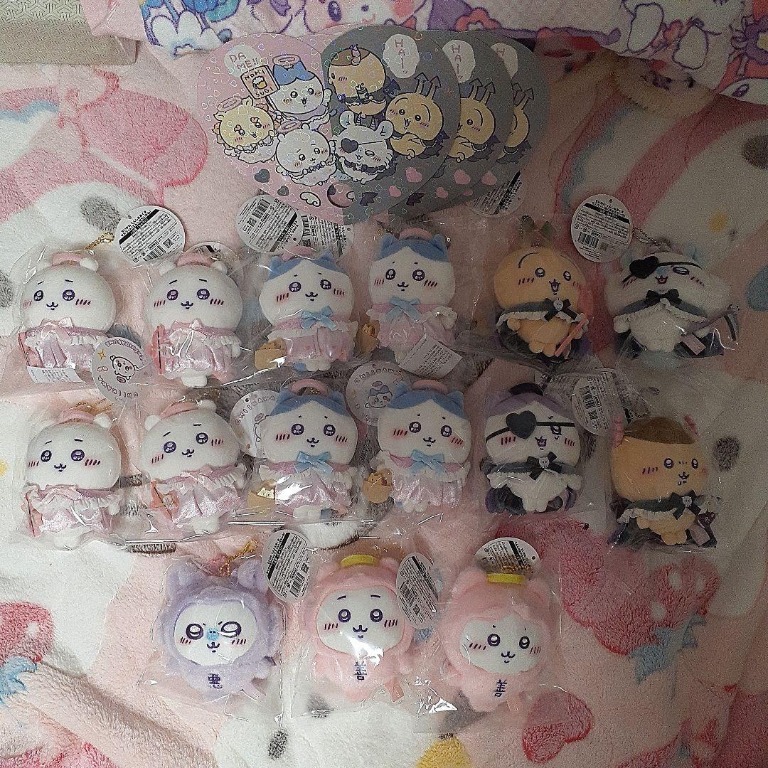 ちいかわ　ハチワレ てんしとあくま　マスコット 15個セット　ノベルティつき