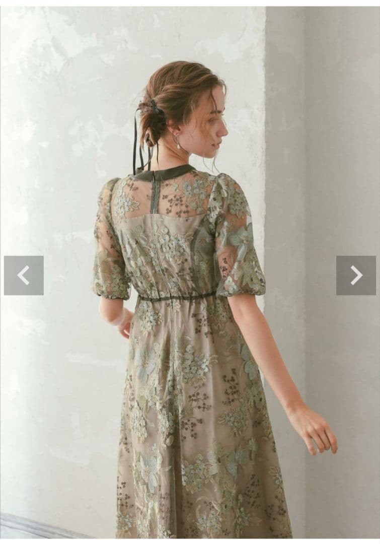 DorryDoll　フラワーエンブロイダリ―ドレス