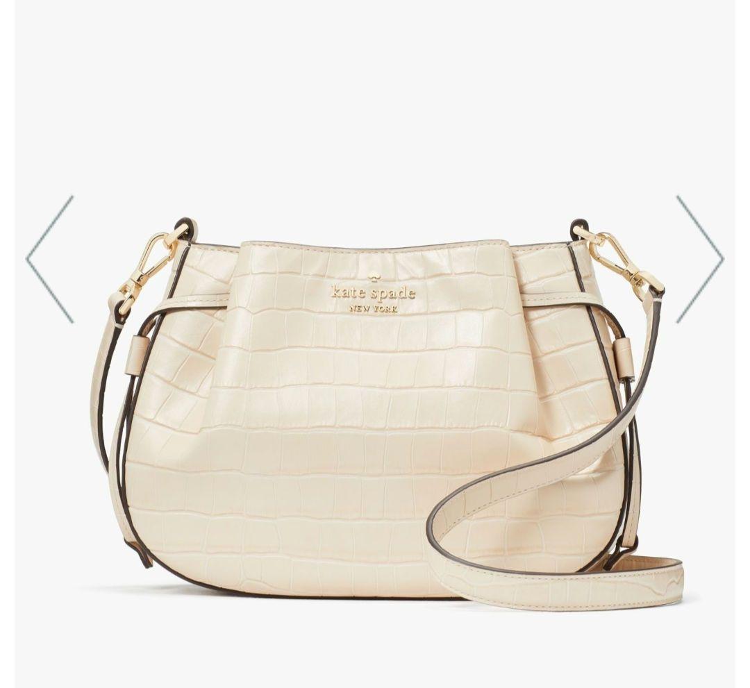 kate spade 　ダンプリング クロコ エンボス クロスボディ　ショルダー