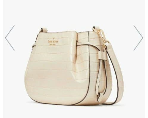 kate spade 　ダンプリング クロコ エンボス クロスボディ　ショルダー