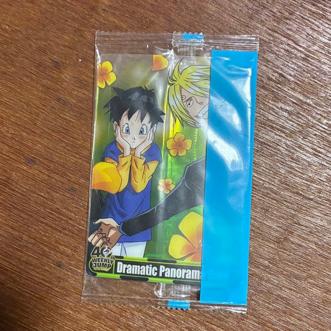 J*0様 森永 週刊ジャンプ40周年ドラゴンボールワンピースコラボカード孫悟空ル