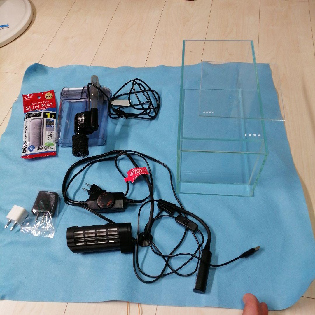 1、DOOAネオグラスエア20×20×30　ADA温度計・LED・その他