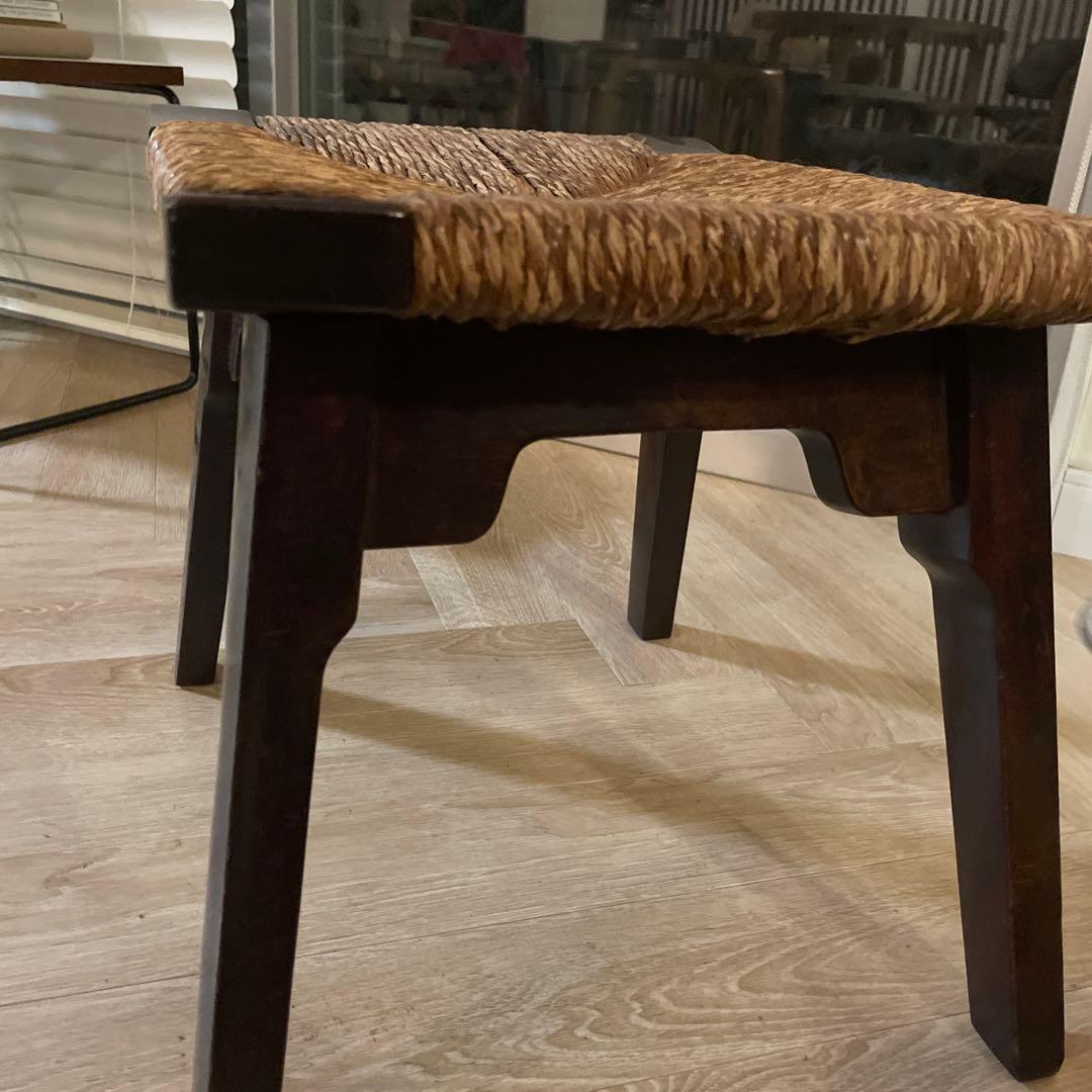 松本民芸　514ラッシスツール　シャルロットペリアン