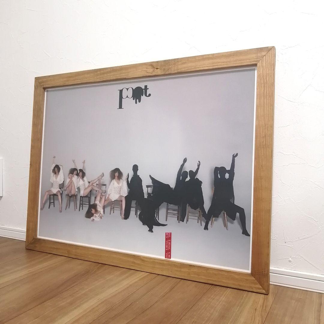 ハンドメイド 木製B2ポスターフレーム