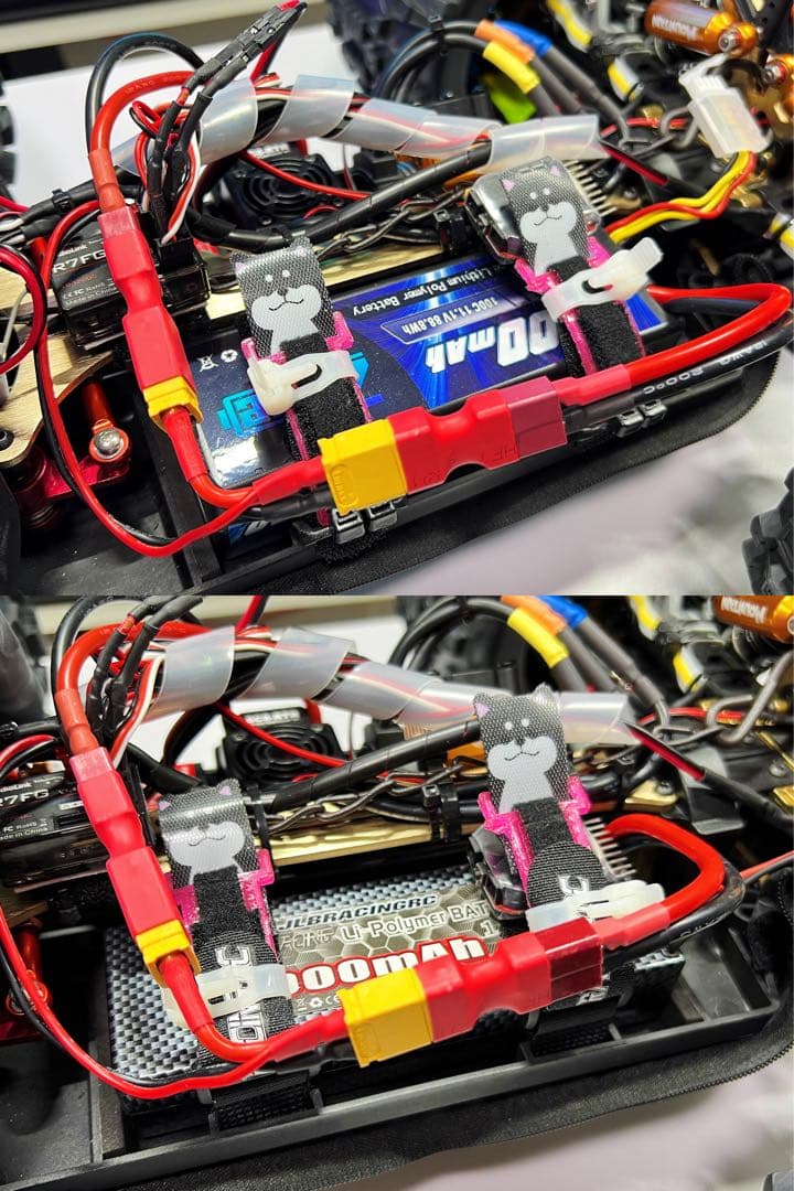 JLB Cheetah 11101 手工改装版 灯光モデルフィギュア&暴力大脚怪