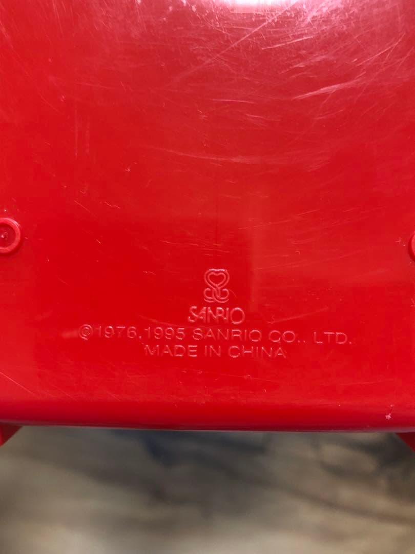 平成レトロ❣️ キティ　カオハナ　ミニトランク　缶　収納ケース　ボックス　お道具箱