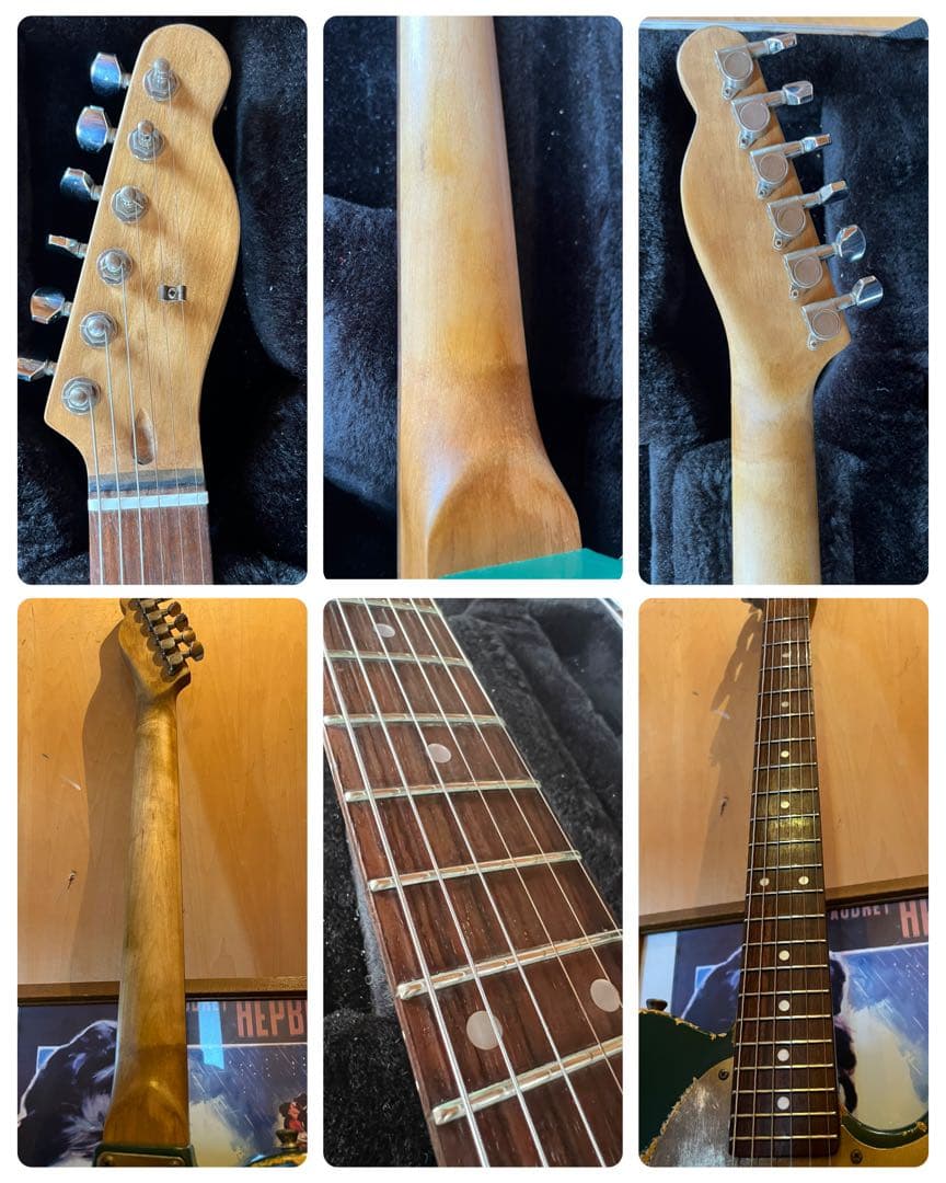 ハードレリックテレキャスタータイプ/ラッカー/アルニコ5PU×オイルコンデンサー