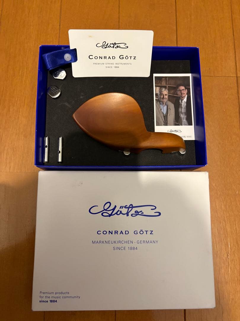 コンラッド・ゴッツ・ヴァイオリン(ZK1594)、ブラウン　ドイツ製　柘植つげ