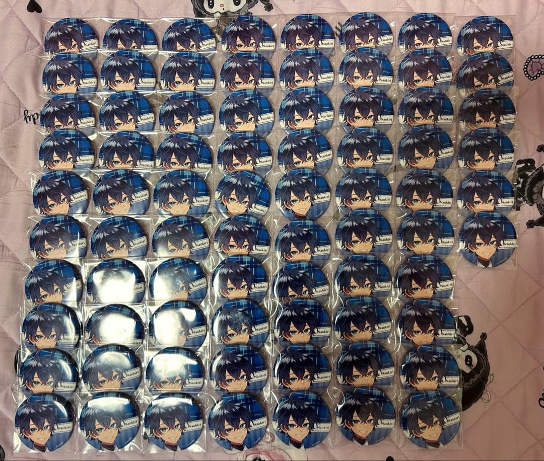 カラフルピーチ なおきり ばらぴち 缶バッジ 76個