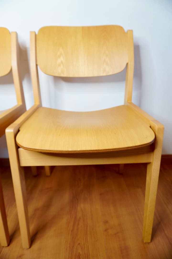 天童木工 水之江忠臣 3点セット ダイニングテーブル + チェア 2脚