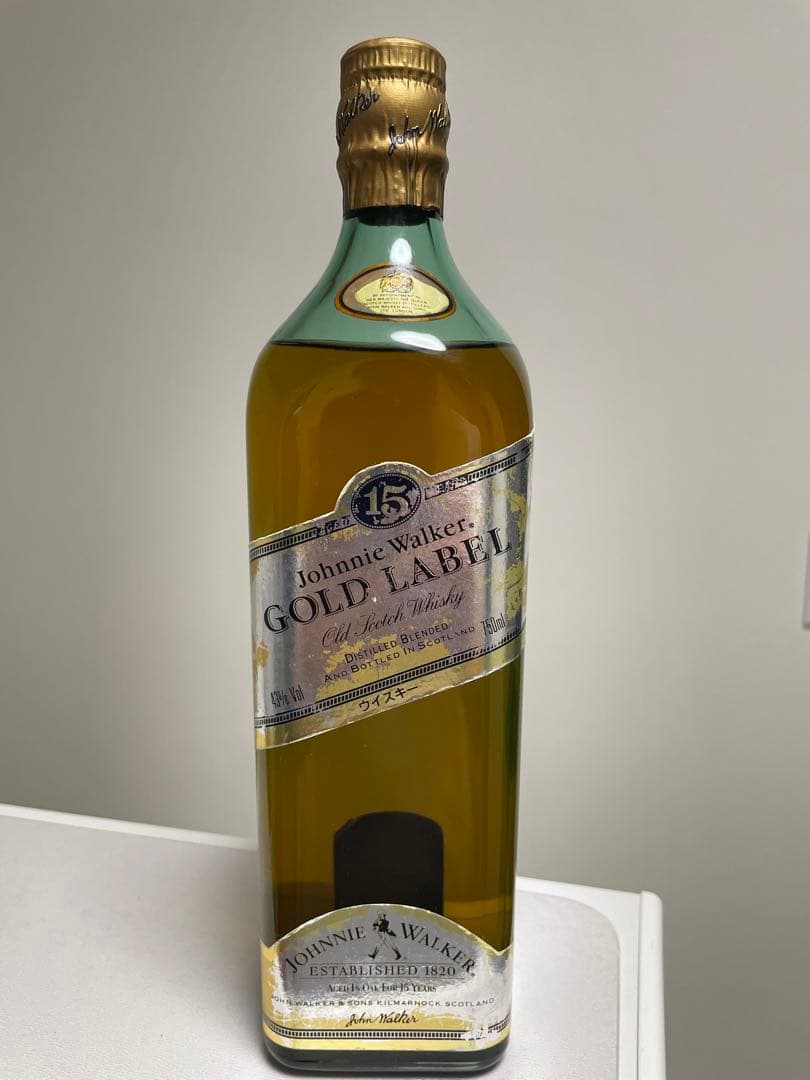 ジョニーウォーカー　ゴールドラベル　15年　オールドボトル　古酒