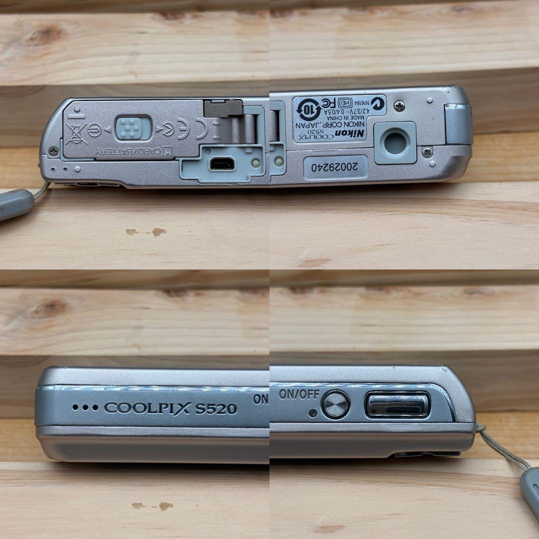 【動作品】Nikon ニコン COOLPIX S520 コンパクトデジタルカメラ