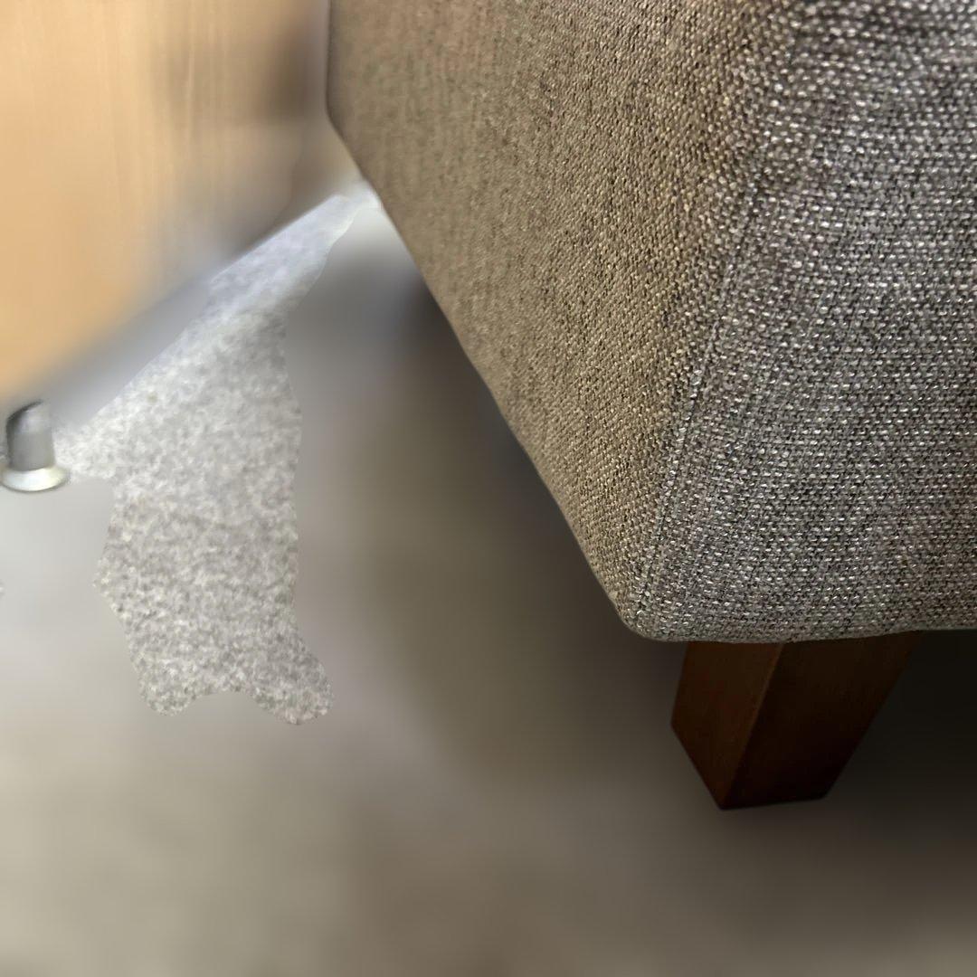 美品　FLANNEL SOFA フランネルソファ オットマン