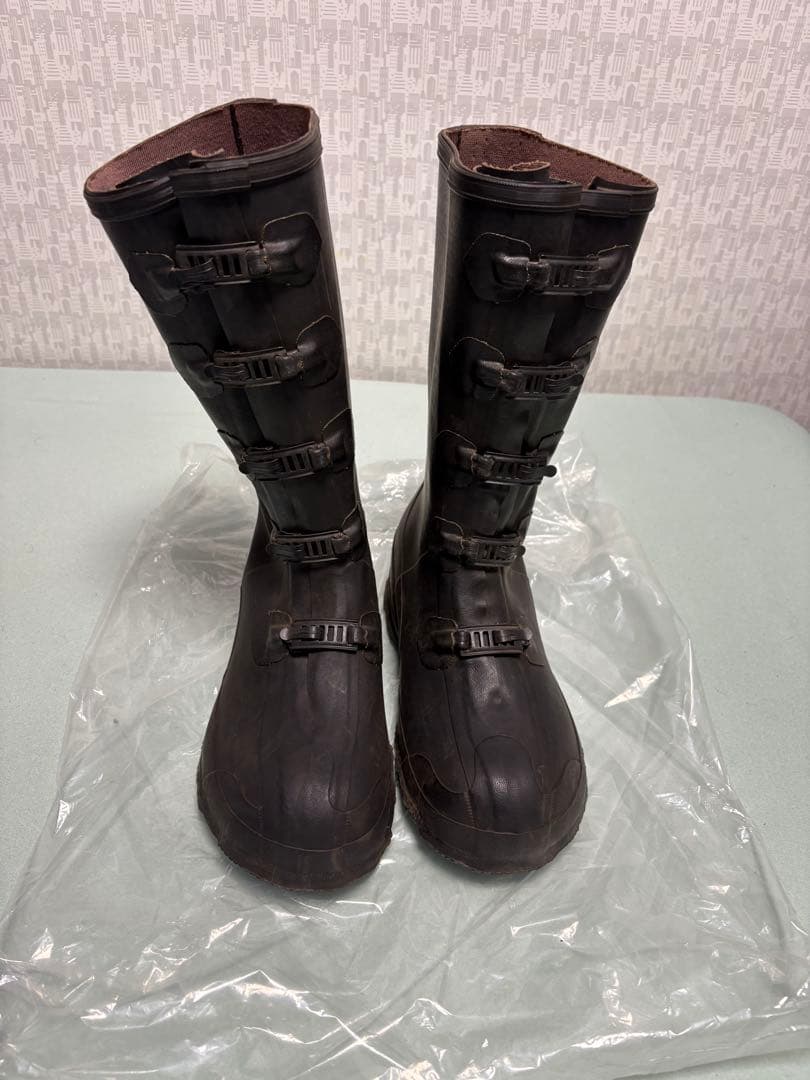 USA製ラバーオーバーブーツ　1990年製　ミリタリーブーツ