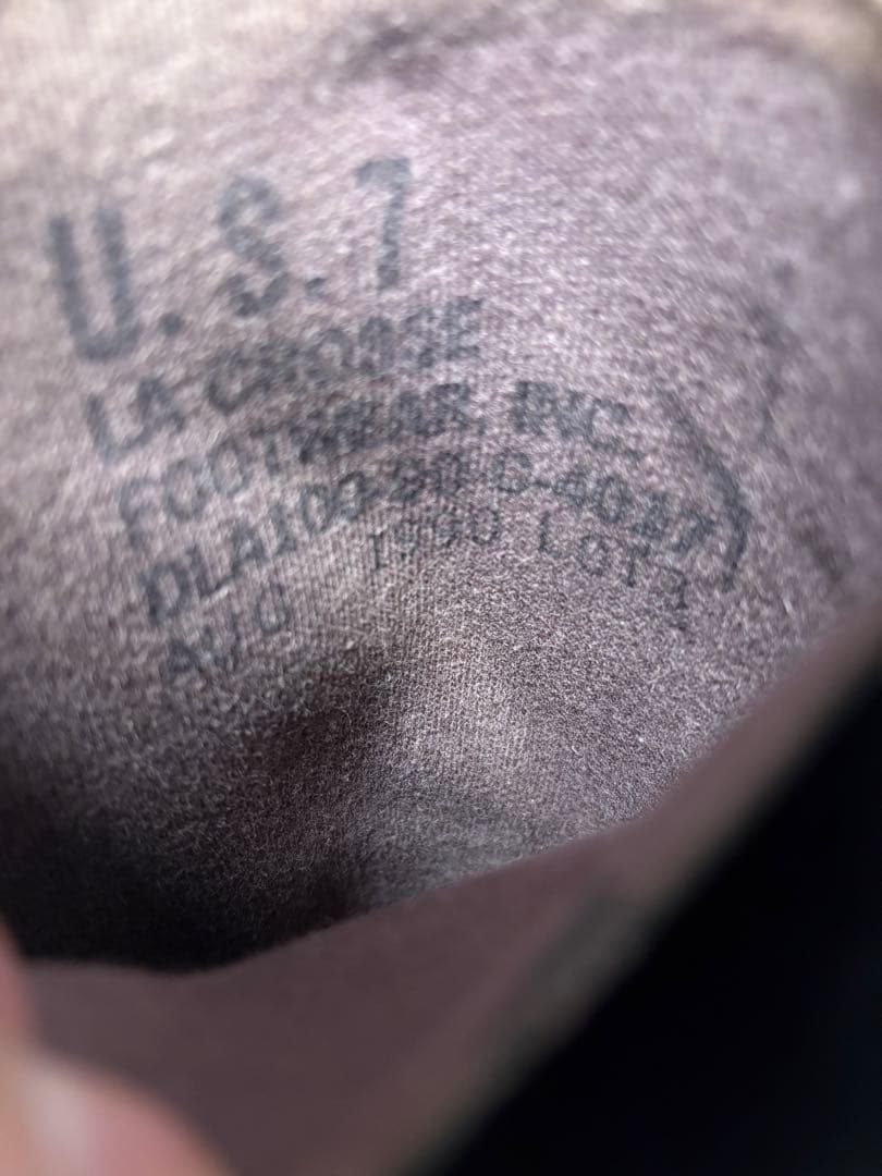 USA製ラバーオーバーブーツ　1990年製　ミリタリーブーツ