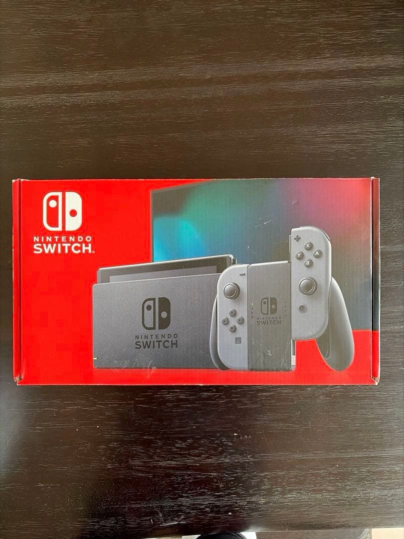 使用20回程 NintendoSwitch グレー 本体 オリジナルボックス付き