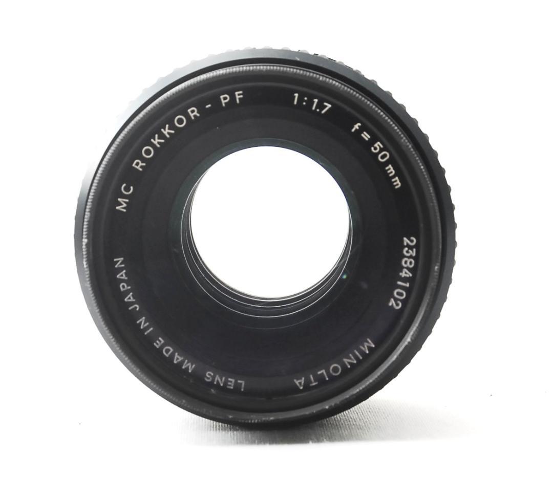 整備済ミノルタ SRT SUPER &MCROKKOR-PF 50mm F1.7