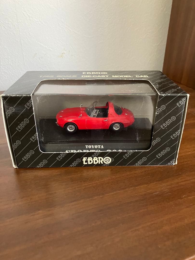 ヨタハチ エブロ1/43 激レアブラックBOX 人気のレッド‼️暗所保管。