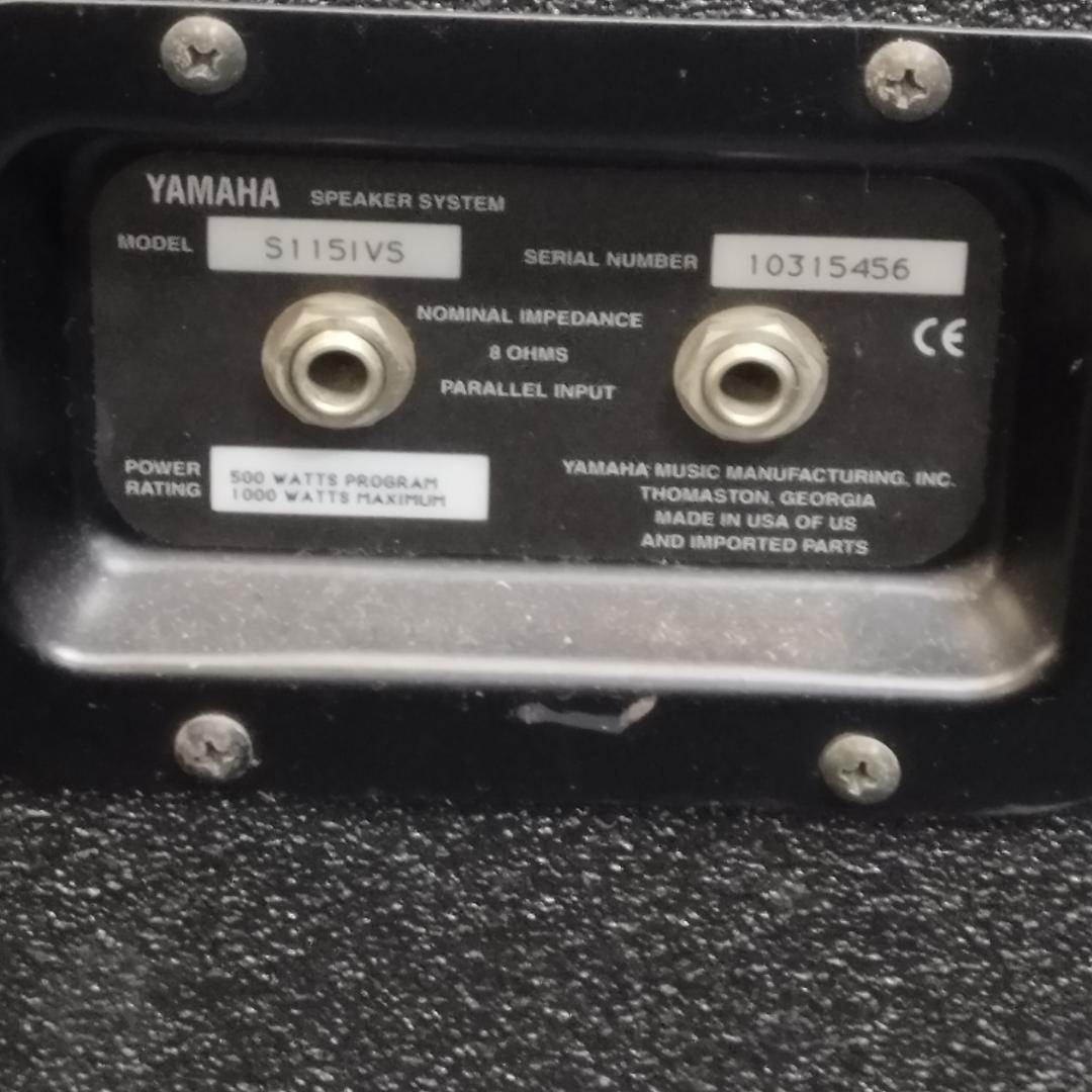 YAMAHA ヤマハ S115ⅣS PA スピーカー　ペア