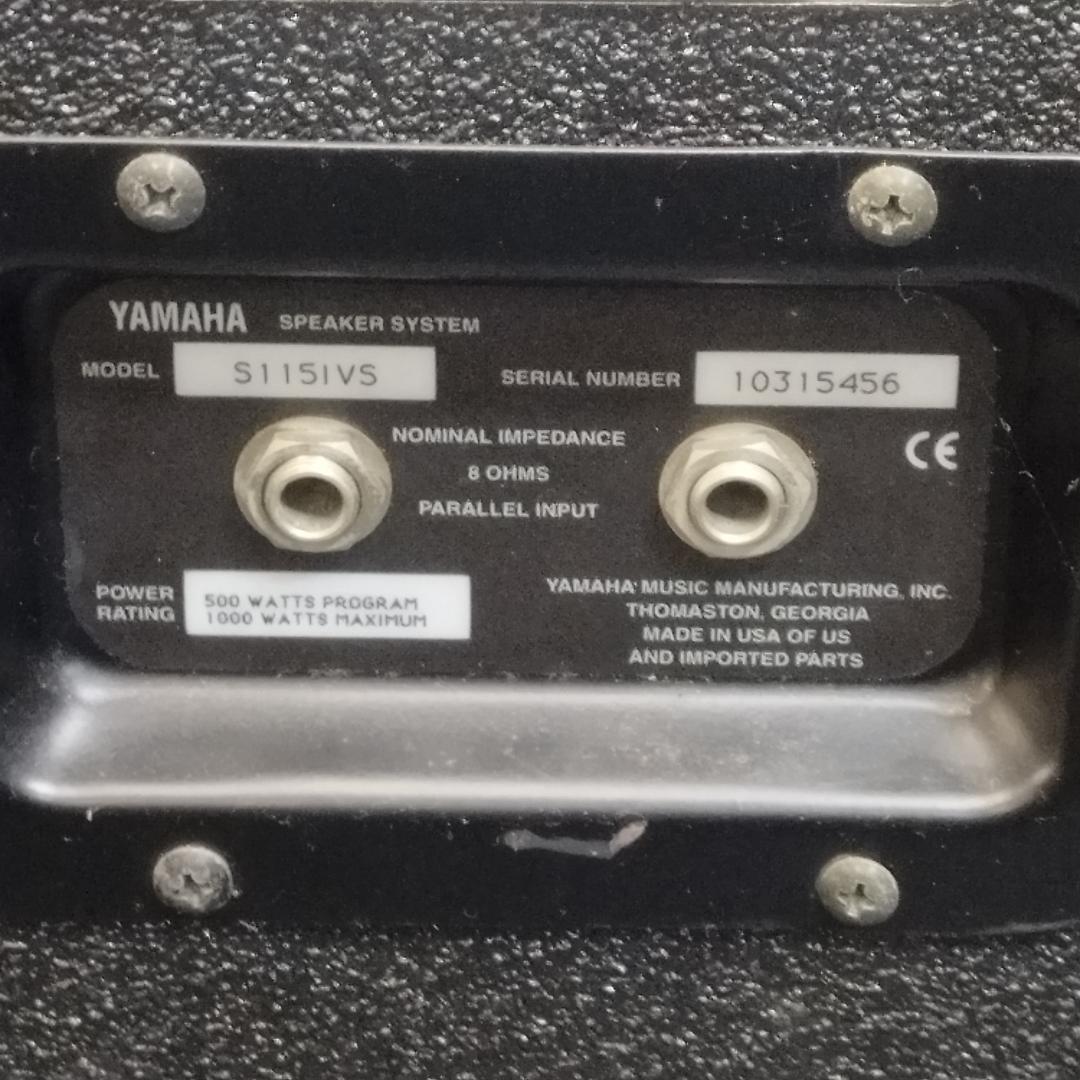 YAMAHA ヤマハ S115ⅣS PA スピーカー　ペア