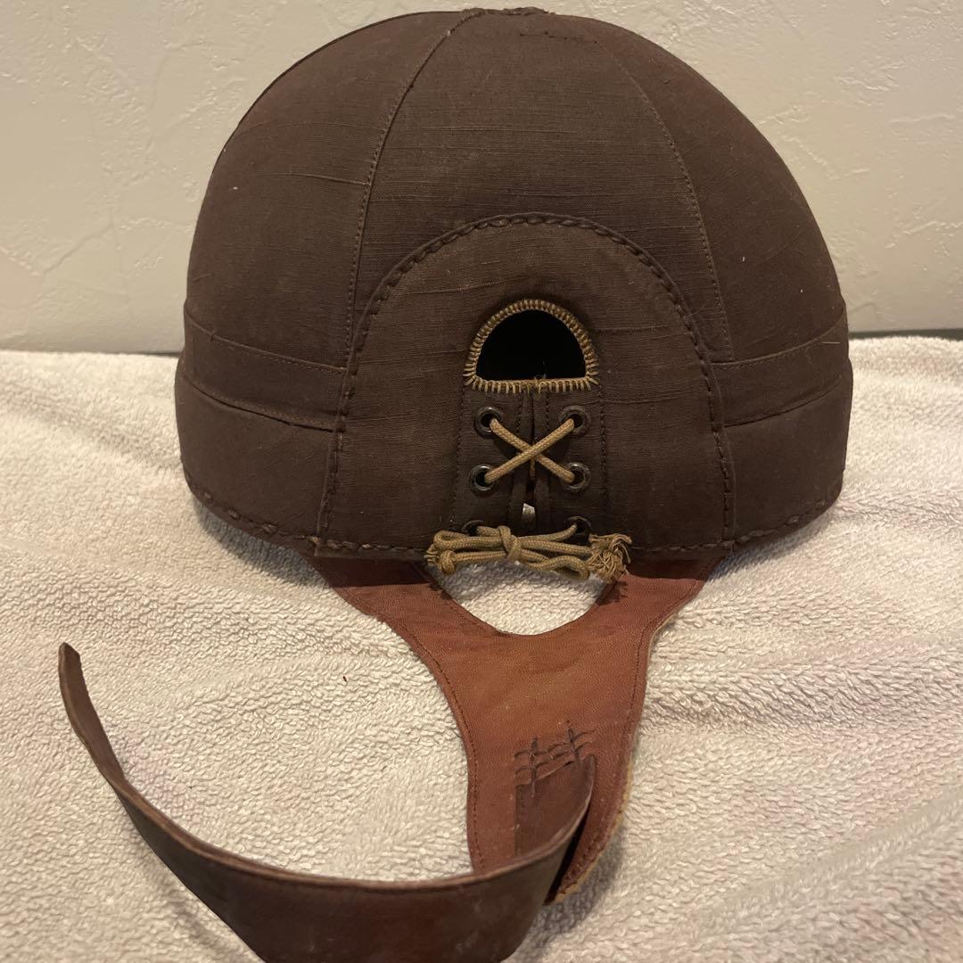 昭和19年製　旧日本陸軍　戦車帽　夏用　小号