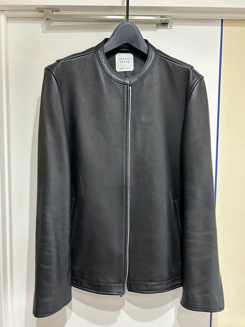 UNITED TOKYO ラムレザーシングルジャケット サイズ2