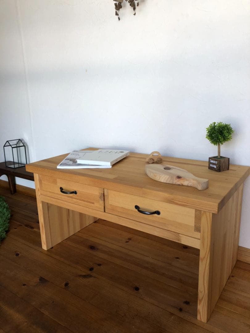 シンプル♡ローテーブル★ローデスク★ミシン台★カントリー★インテリア北欧