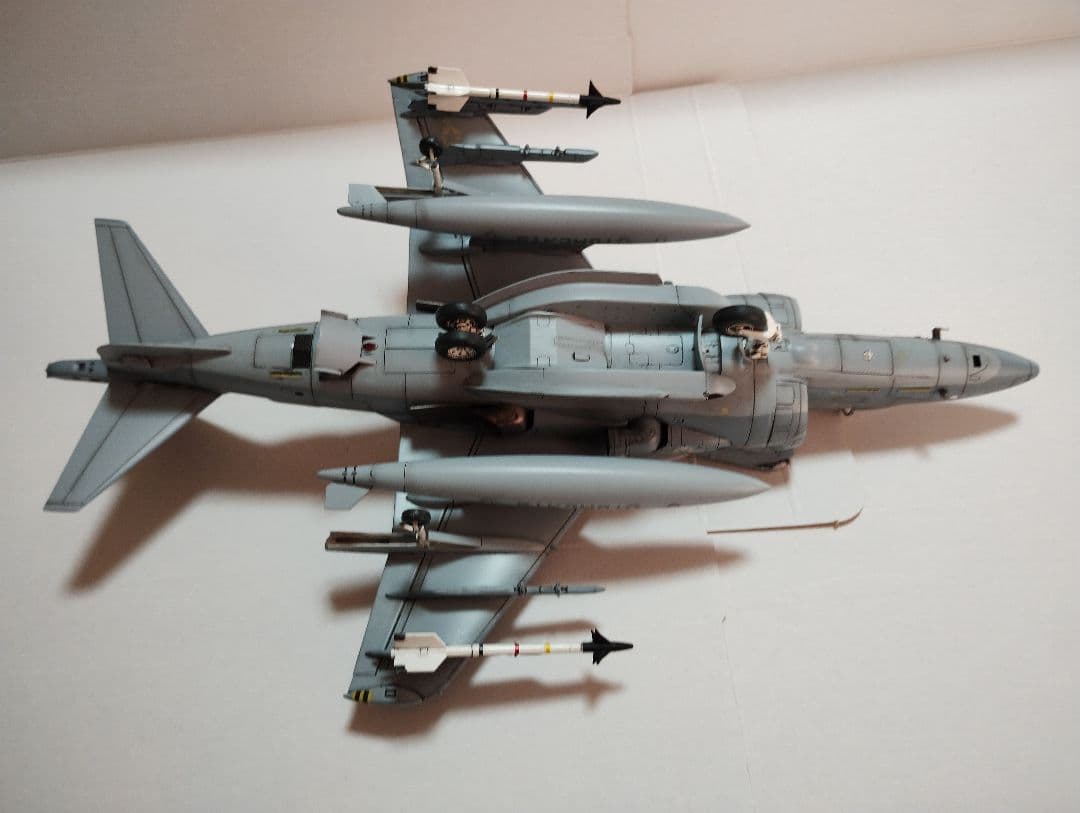 プラモデル完成機　1/48　AV-8BハリアーⅡ「ナイトアタック」